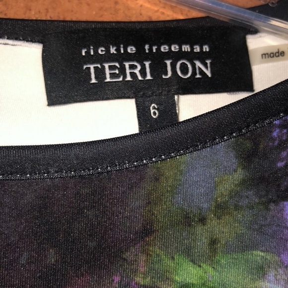🌺RICKIE FREEMAN TERI JON🌺SUBA SHEATH DRESS🌺 - Picture 4 of 8
